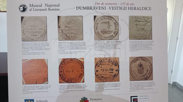 Mărturii despre Dumbrăveni pe panourile din holul Centrului Cultural