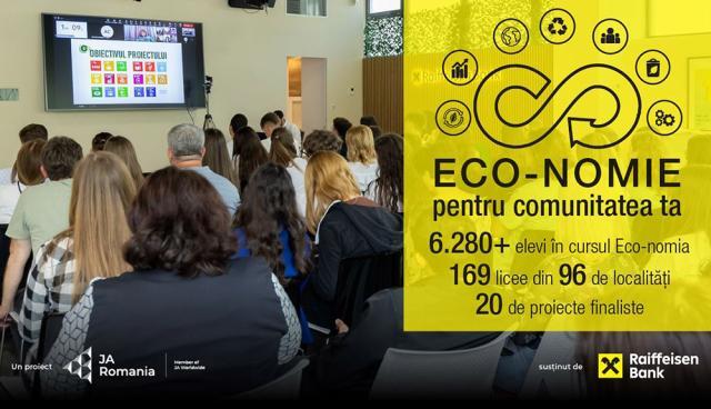 Două licee premiate în proiectul „Eco-nomie pentru comunitatea ta”