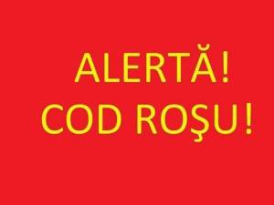 Sâmbătă seară a fost în vigoare și o alertă meteo Cod Roșu