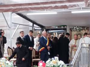 Gheorghe Șoldan a participat la Slujba de Sânziene de la Mănăstirea Sf. Ioan cel Nou Suceava