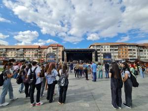 Teatru pe esplanadă, în Centru, la Zilele Sucevei