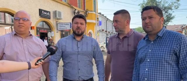 Primarul Bogdan Loghin a verificat stadiul lucrărilor de modernizare a centrului municipiului Rădăuți