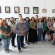 Public numeros la vernisajul expoziției semnate de artistele Mihaela Sbârnău și Cristina Bilan, la Galeria de artă „Zamca”