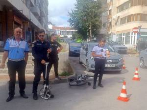 Accidentul a avut loc în zona centrală a municipiului Suceava