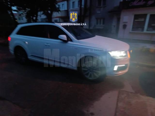 Autoturismul recuperat de polițiști