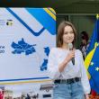 Autoarea lucrării Păsările victoriei și ale libertății - Tetyana Lebedenko, o tânără talentată în vârstă de 17 ani din regiunea Odessa