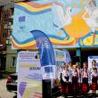 Aceeași pictură murală de mari dimensiuni, simbol al solidarității europene, poate fi admirată în Suceava și Ucraina