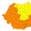 Cod portocaliu de caniculă în jumătate din țară, codul galben prelungit în restul teritoriului
