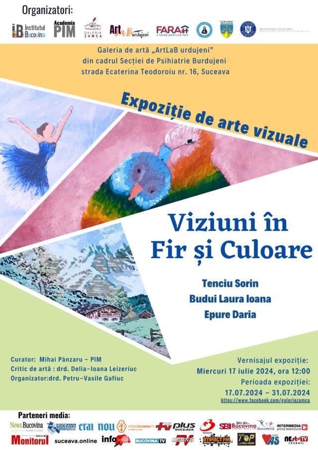 Expoziția „Viziuni în Fir și Culoare”, la Galeria de artă „ArtLaBurdujeni"