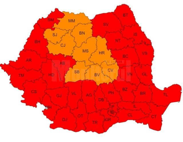 Avertizare cod roșu de caniculă pentru tot județul Suceava