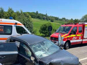 Accident grav la Bunești