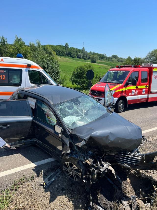 Accident grav la Bunești