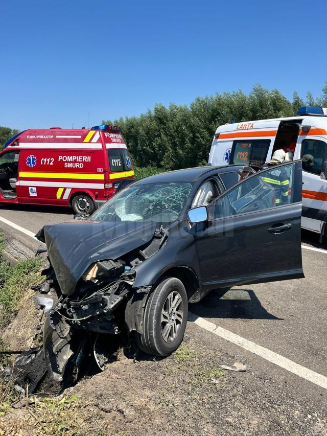 Accident grav la Bunești