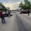 Accident cu trei mașini implicate și șase răniți