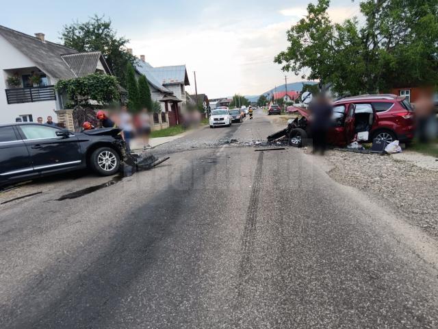 Accident pe fondul oboselii la volan, la Vicovu de Sus