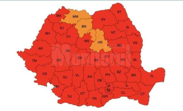 Cod roșu de caniculă, cu temperaturi între 37 și 42 de grade Celsius, inclusiv astăzi