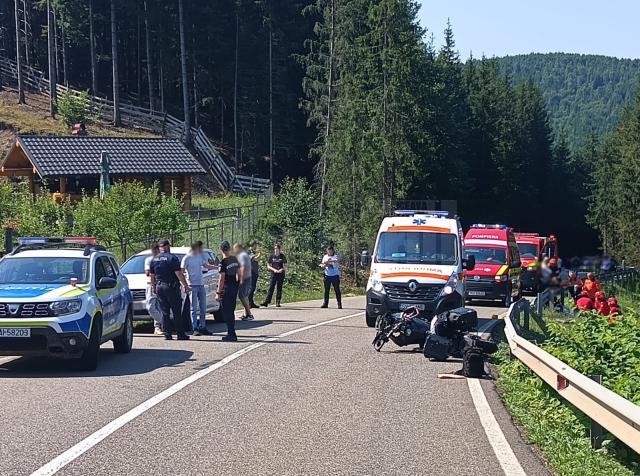 O poloneză care circula cu soțul, cu motocicleta, prin Bucovina a murit în urma unui accident