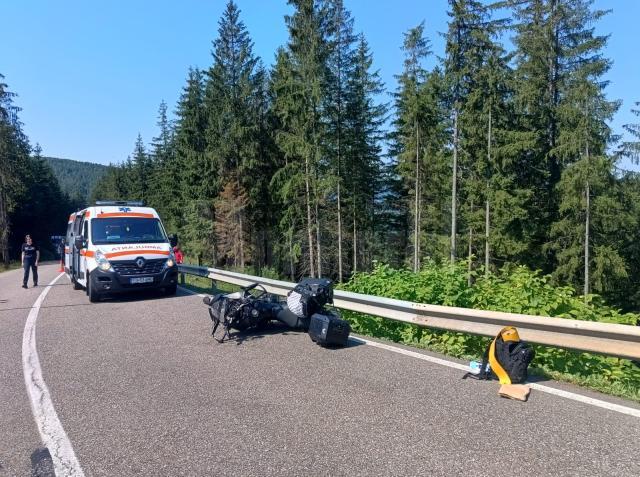 O poloneză care circula cu soțul, cu motocicleta, prin Bucovina a murit în urma unui accident