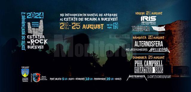 Trooper, Iris, Alternosfera, printre trupele ce vor concerta în august la „Cetatea de Rock a Sucevei”