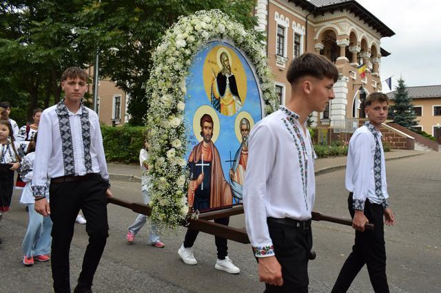 Procesiunea „Calea Sfinților” de sărbătoarea Sfântului Proroc Ilie, la Fălticeni