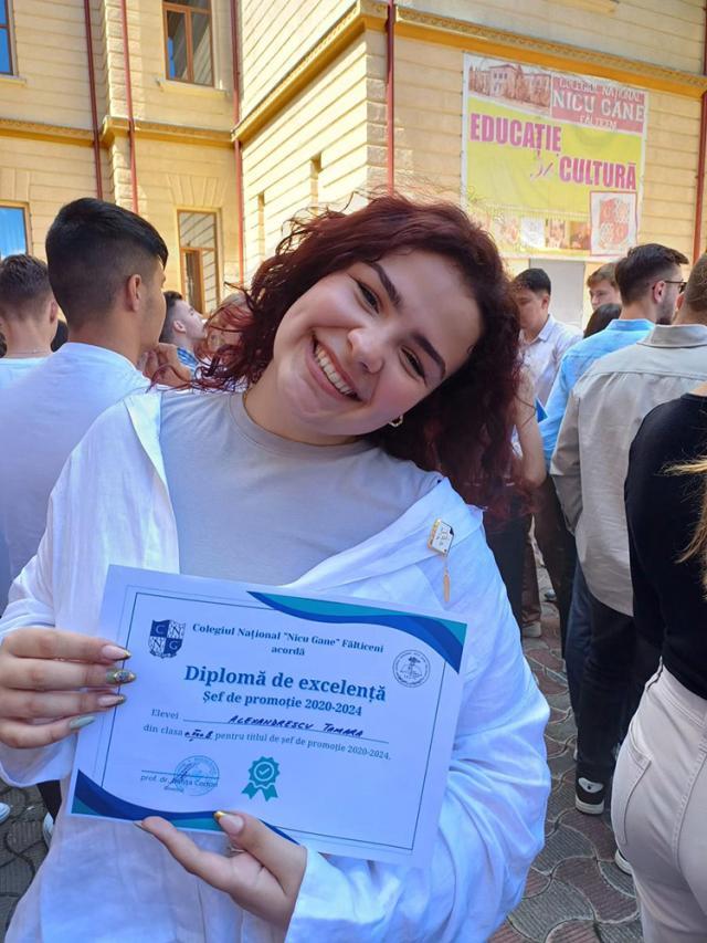 Tamara Alexandrescu - Colegiul Naţional „Nicu Gane” Fălticeni