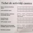 Tichet activități ocazionale - faţă