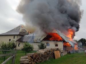 Incendiul de la Bilca a fost extrem de violent