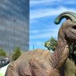 Expoziție de animale marine gigant și dinozauri animatronici, în parcarea Iulius Mall Suceava