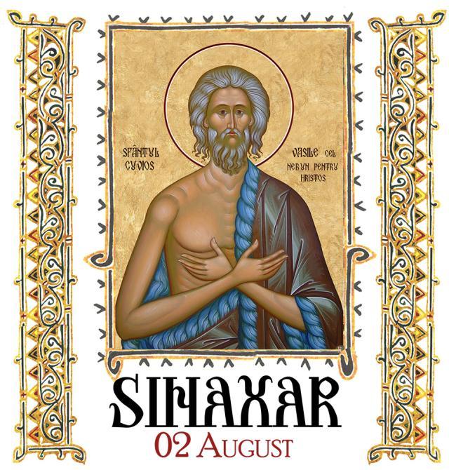 Sinaxar 02 August