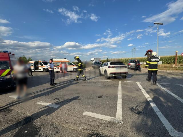 Accident cu 12 persoane implicate și Plan Roșu activat