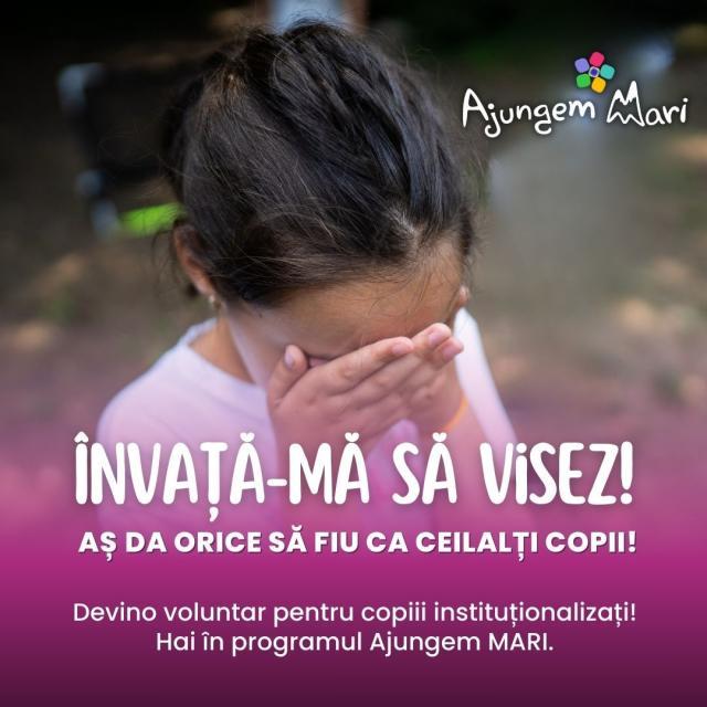 Se caută voluntari care să-i ajute pe copiii instituționalizați din Suceava, Fălticeni, Solca și Gura Humorului