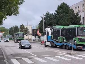 Toate cele 50 autobuze electrice pentru Zona Metropolitană au ajuns la Suceava
