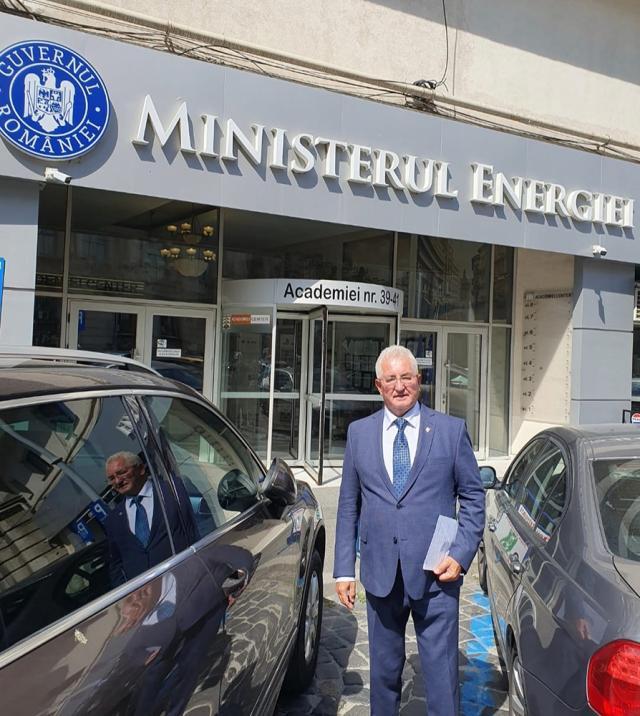 Primarul Sucevei, Ion Lungu, la Ministerul Energiei, prin care derulează proiecte de peste 1000 milioane de euro