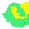 Cod galben de averse torențiale, descărcări electrice și vijelii, până vineri seara