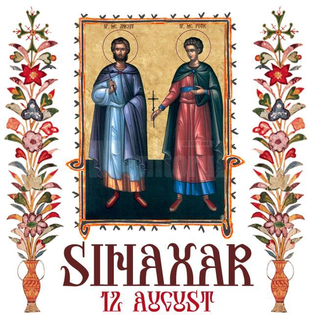 Sinaxar 12 august 2024