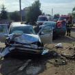 Mașinile implicate în accident