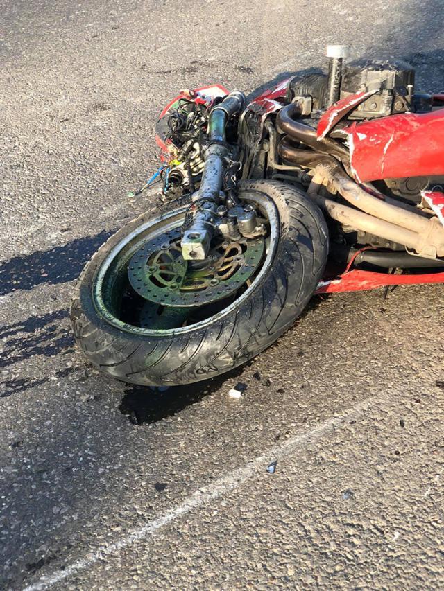 Patru motocicliști răniți în accidente în doar câteva ore, pe șoselele din județ