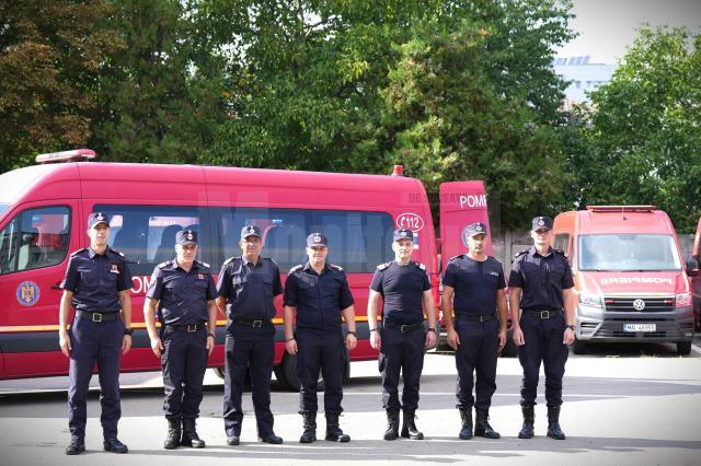 Pompierii suceveni care pleacă în misiune în Grecia până la final de august