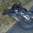 A ajuns la spital după ce a căzut de pe motocicleta pe care o conducea fără a avea permis
