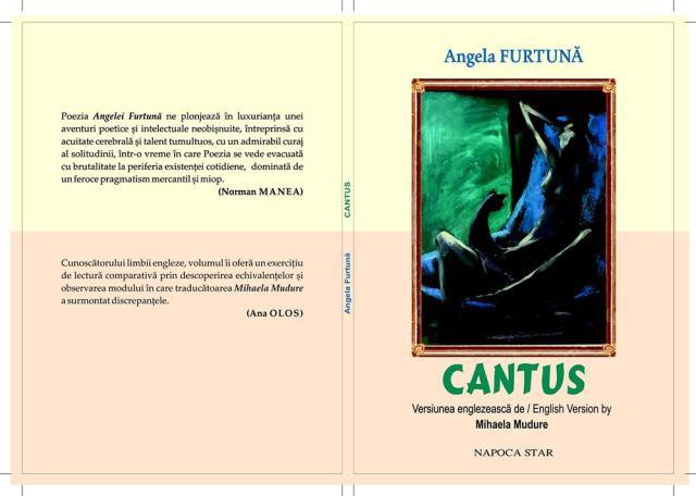 Scriitoarea Angela Furtună a publicat recent volumul „Cantus”