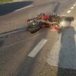 A ajuns la spital după ce a căzut de pe motocicleta pe care o conducea fără a avea permis