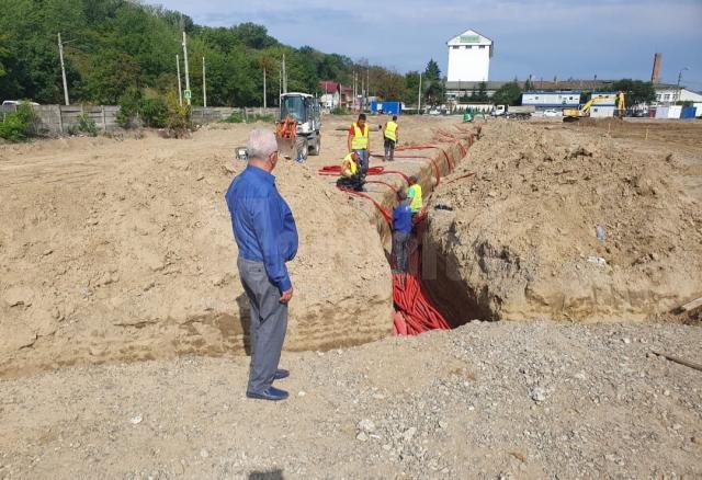 Branșamente pentru stațiile de încărcare a autobuzelor electrice la viitoarea autobază a transportului metropolitan Suceava