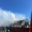 O casă a fost distrusă în urma unui devastator incendiu