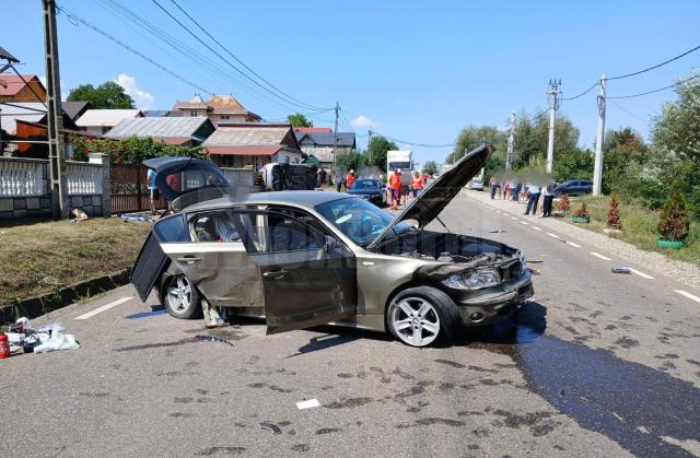 Accident la Bunești