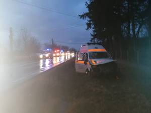 Ambulanța implicată în accidentul mortal