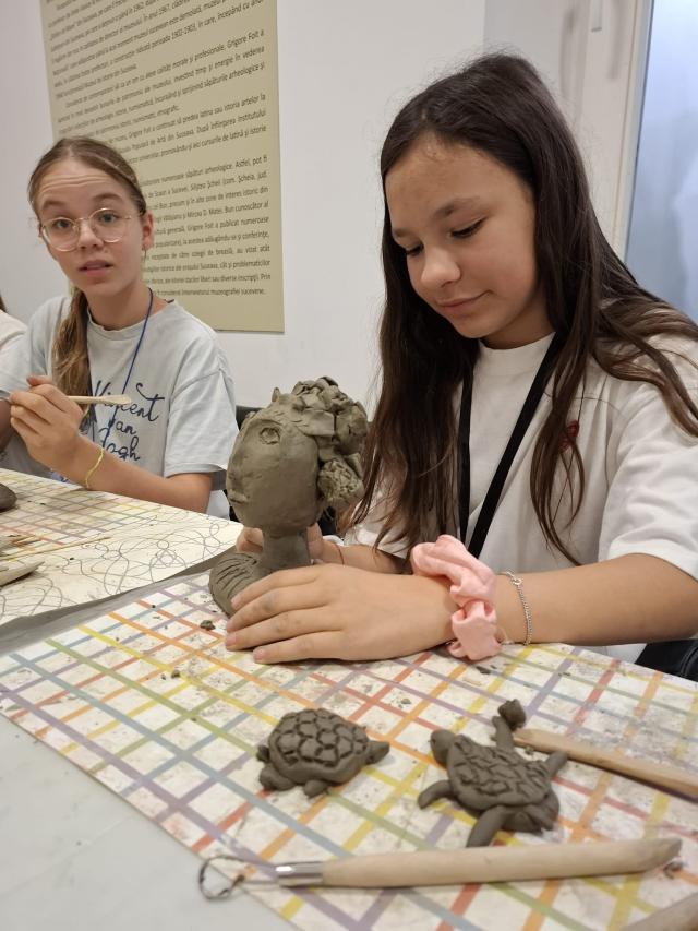 Atelier de modelaj la Muzeul de Istorie Suceava