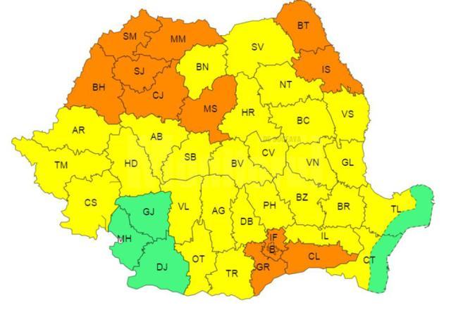 Valul de căldură și disconfort termic ridicat se menține și astăzi