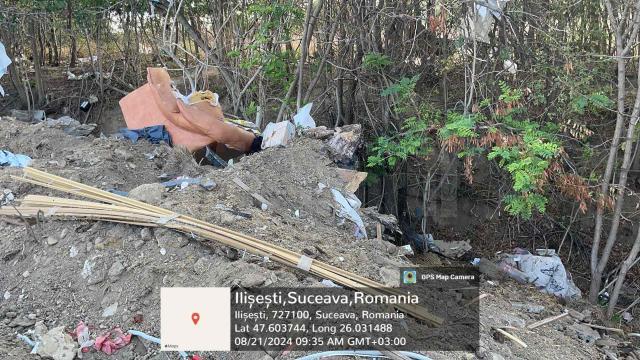 Primăria Ilișești, amendată drastic pentru deșeuri abandonate în câmp