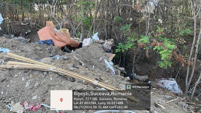 Primăria Ilișești, amendată drastic pentru deșeuri abandonate în câmp