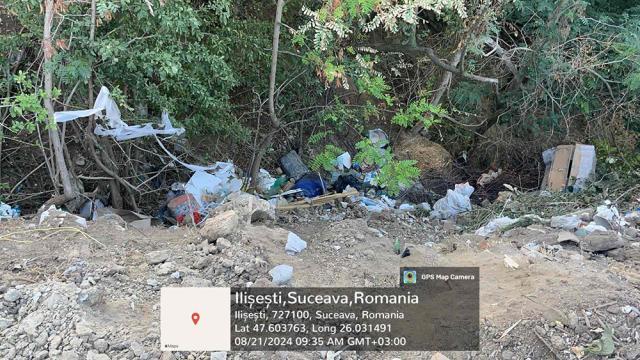 Primăria Ilișești, amendată drastic pentru deșeuri abandonate în câmp